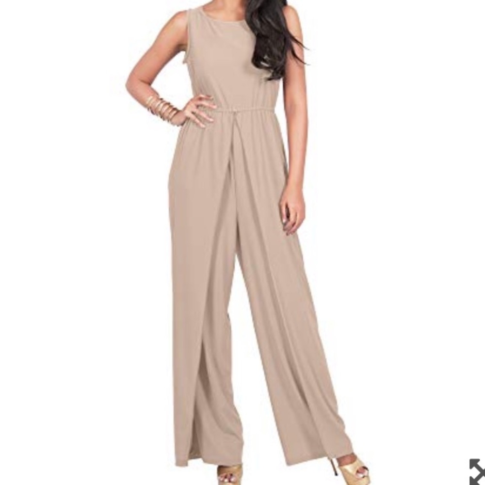 Koh Koh Taupe Jumpsuit